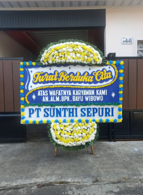 Papan Bunga Duka di Sumberrahayu